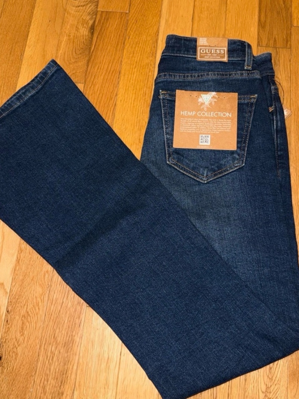 Guess Women’s Sexy Flare Hemp Collection Jeans Size 27 NWT